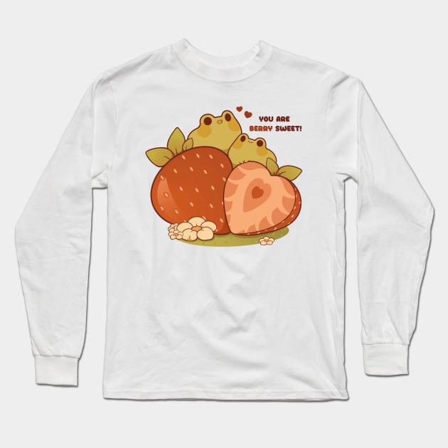 Sweet strawberry frogs Long Sleeve T-Shirt by Rihnlin